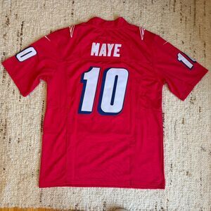 RARE DRAKE MAYE 90s THROWBACK New England Patriots Rivalries Jersey M L